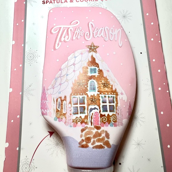 Pink Gingerbread House Silicone Spatula + Metal Pink Girl Cookie Cutter - Picture 4 of 10